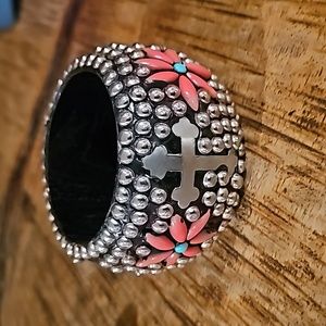 Studded chunky western bangle